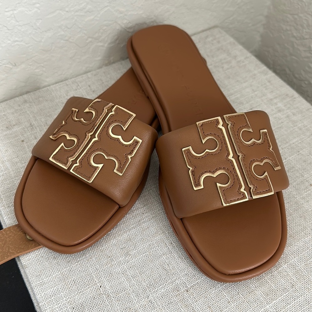 Tory Burch Double T sport slide